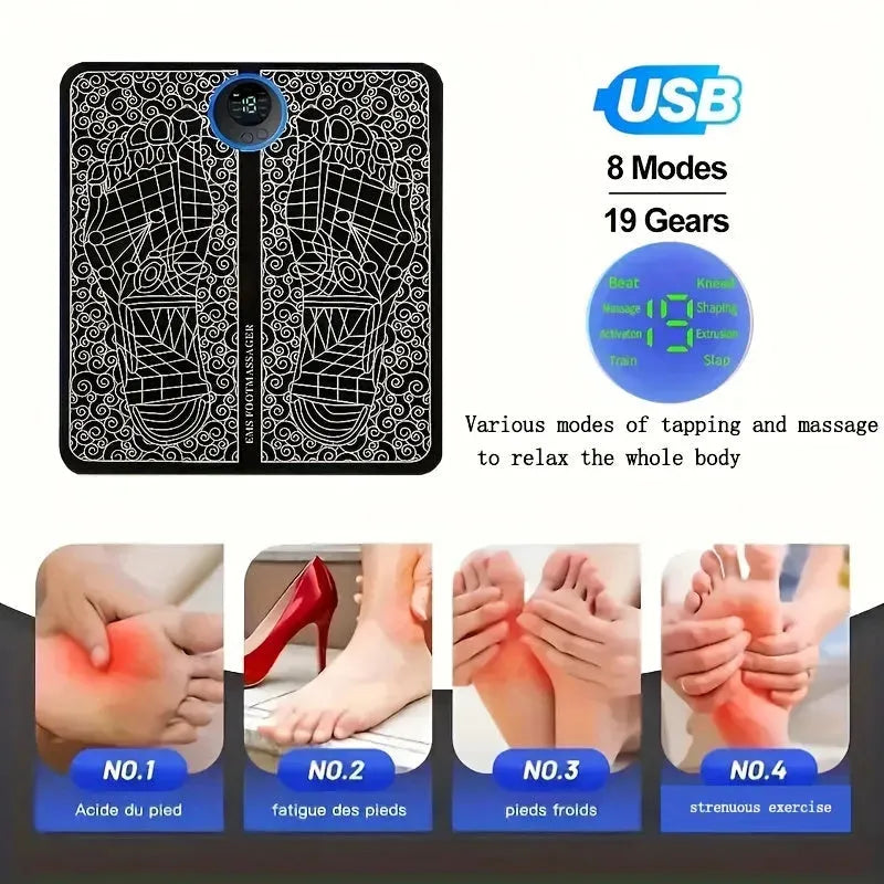 Electric USB Foot Massager Leg Reshaping Deep Kneading - Bellarte Enchanté Electric USB Foot Massager Leg Reshaping Deep Kneading
